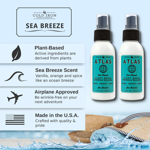Atlas Travel Size Wrinkle Releaser - Ironing Alternative – Natural