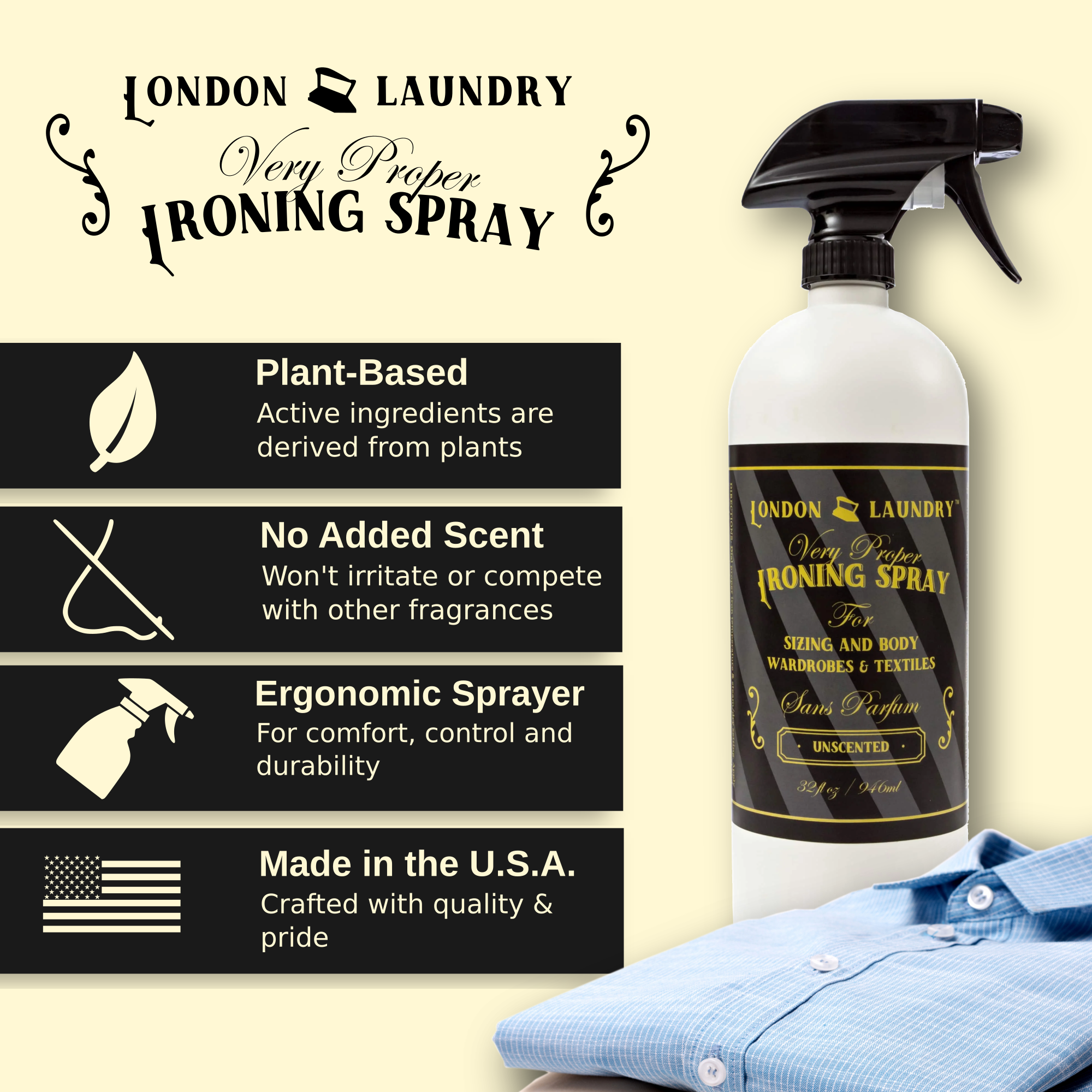 Unscented Ironing Spray