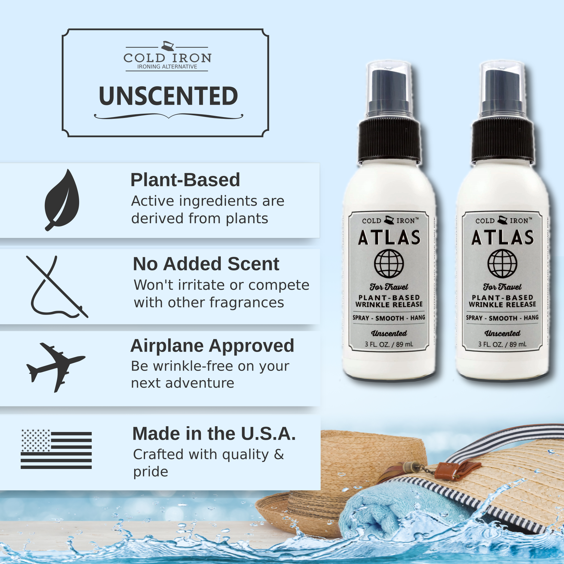 Unscented Travel Wrinkle Releaser